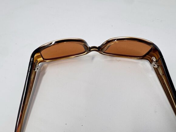 Celine Dion CD5038 Eyeglass Frames Only Brown Tortoise Rectangle main image 2